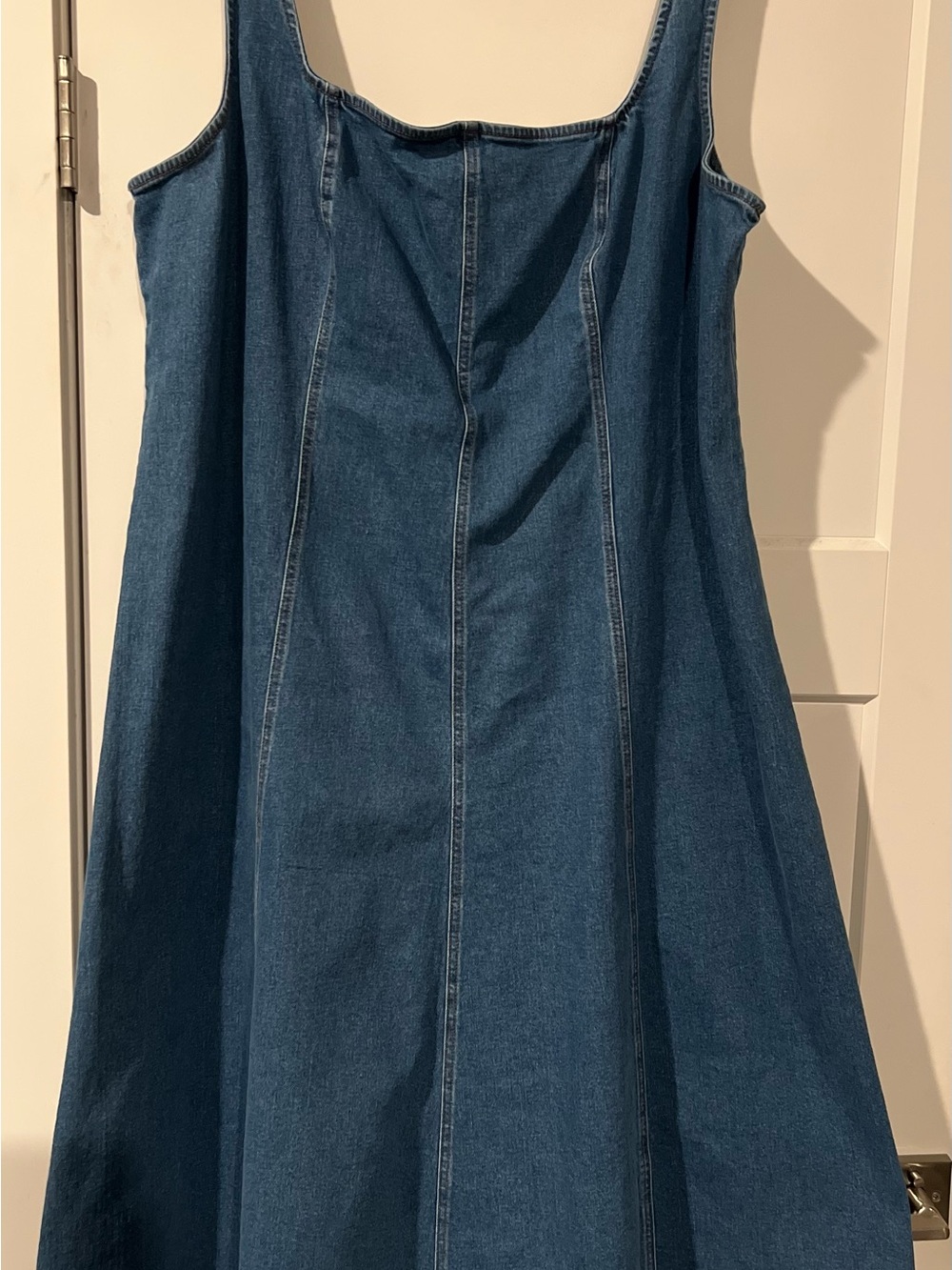 Old Navy Blue and Ecru Denim Dresses